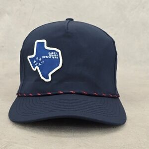 West TX Happy Trails Outfitters Hat Adjustable‎ Snapback Cap Navy Blue One Size